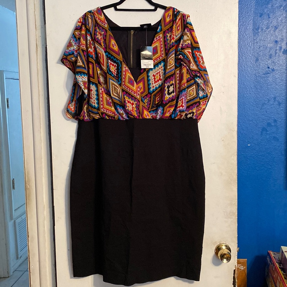 Nicole By Nicole Miller Woman Dress 22W Tanzanian Tapestry